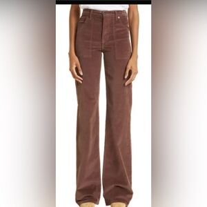 VERONICA BEARD Crosbie High Waisted Corduroy Wide-Leg Pant